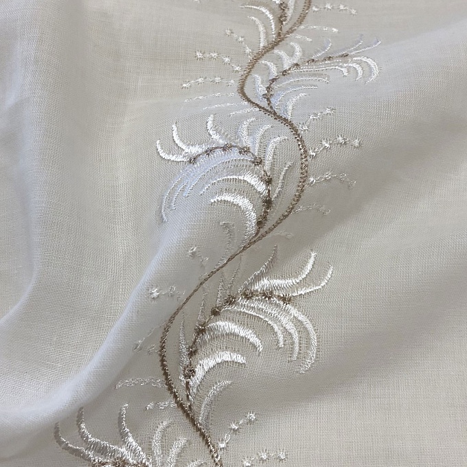 Feather Stripe Voile Colefax and Fowler